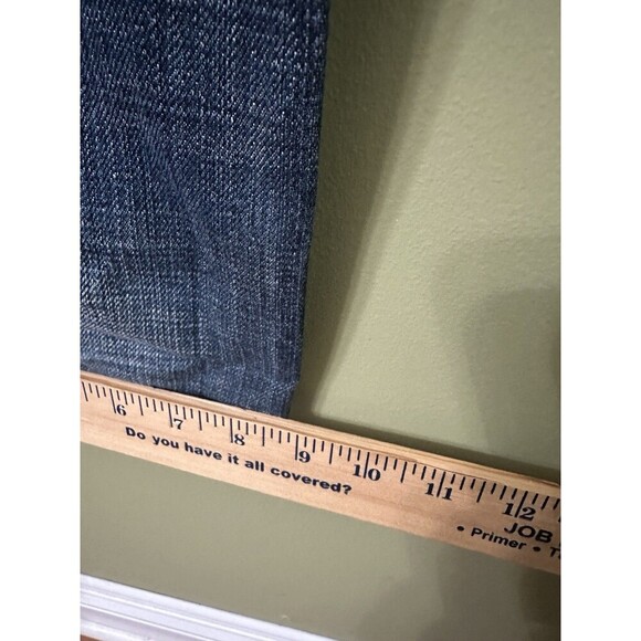 Jet Lag Jeans Men’s Wide Leg 36x34 (36x32) Distressed Made In Italy Zip Up Dark - Picture 13 of 16